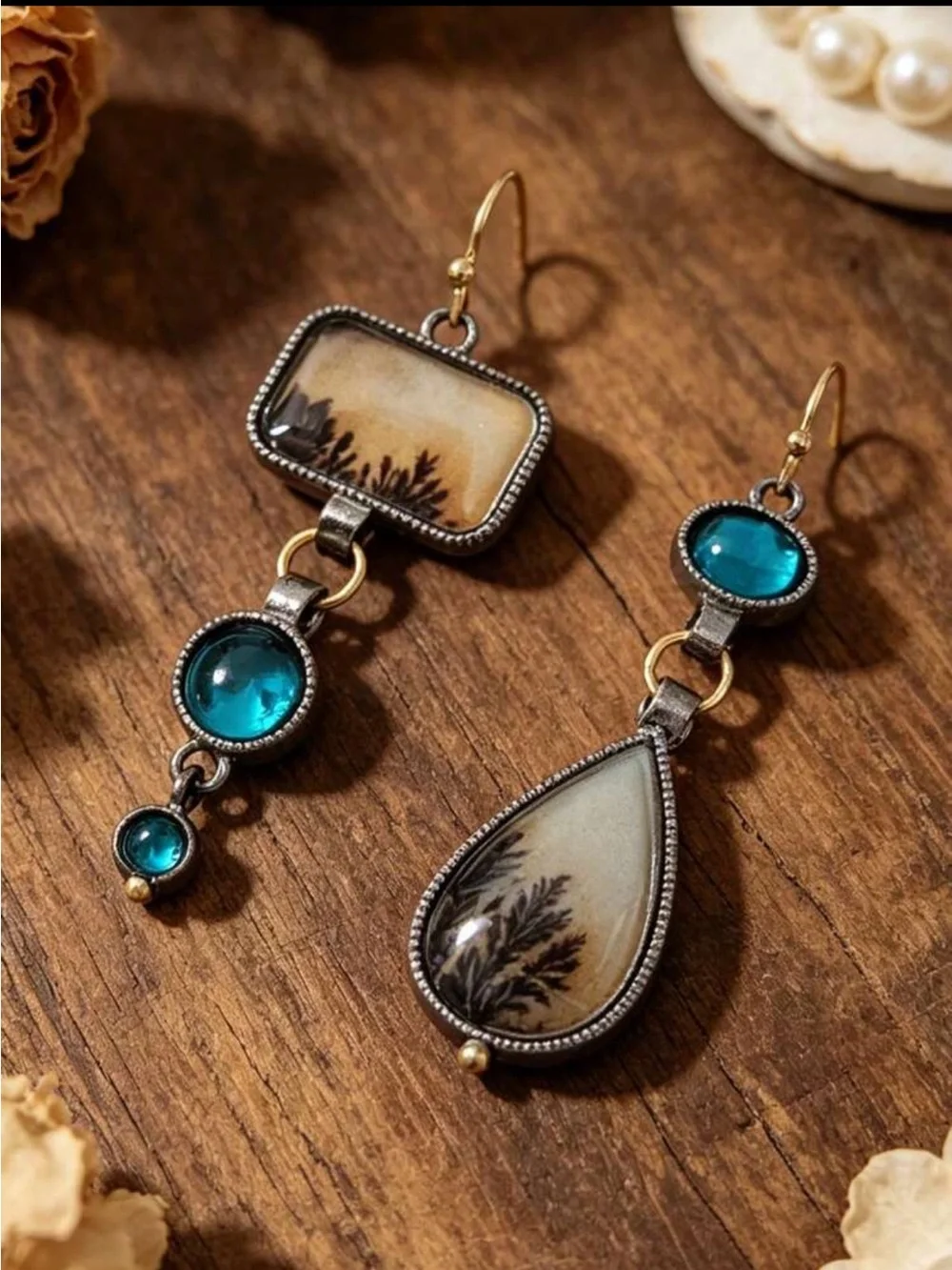 Bohemian Asymmetrical Drop Earrings NEW 🏷️